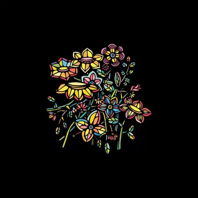 Bouquet by Ninhol framed wall art