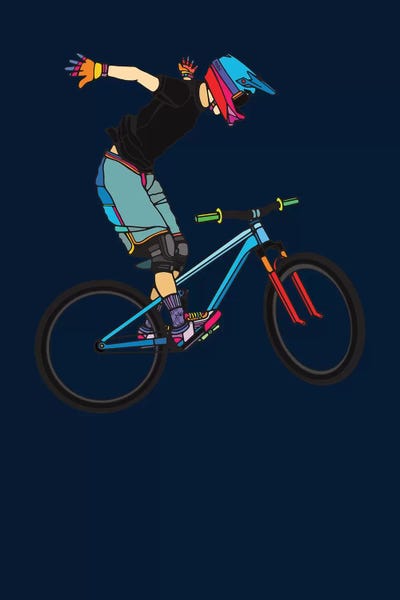 Kids Sports Art: Freeride by Ninhol