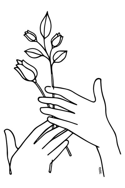 Hold On by Ninhol framed wall art