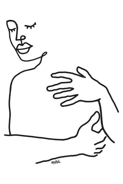 Romantic Bedroom (Couples): Hug by Ninhol