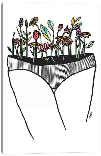 My Garden Canvas Art Print - Body Positivity Art