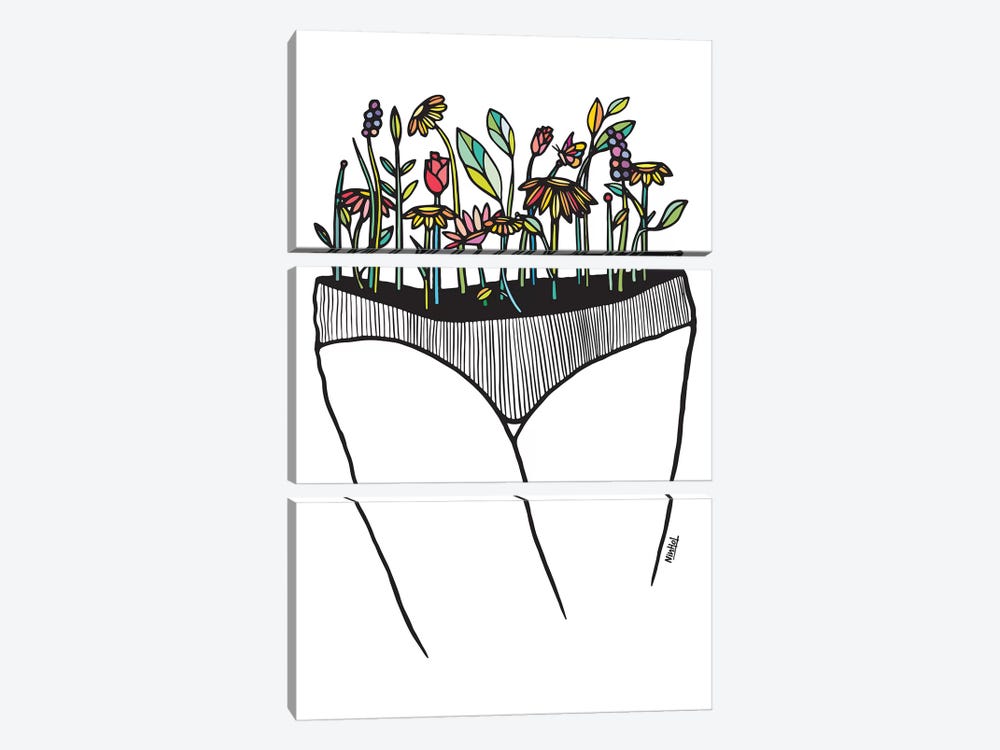 My Garden by Ninhol 3-piece Art Print