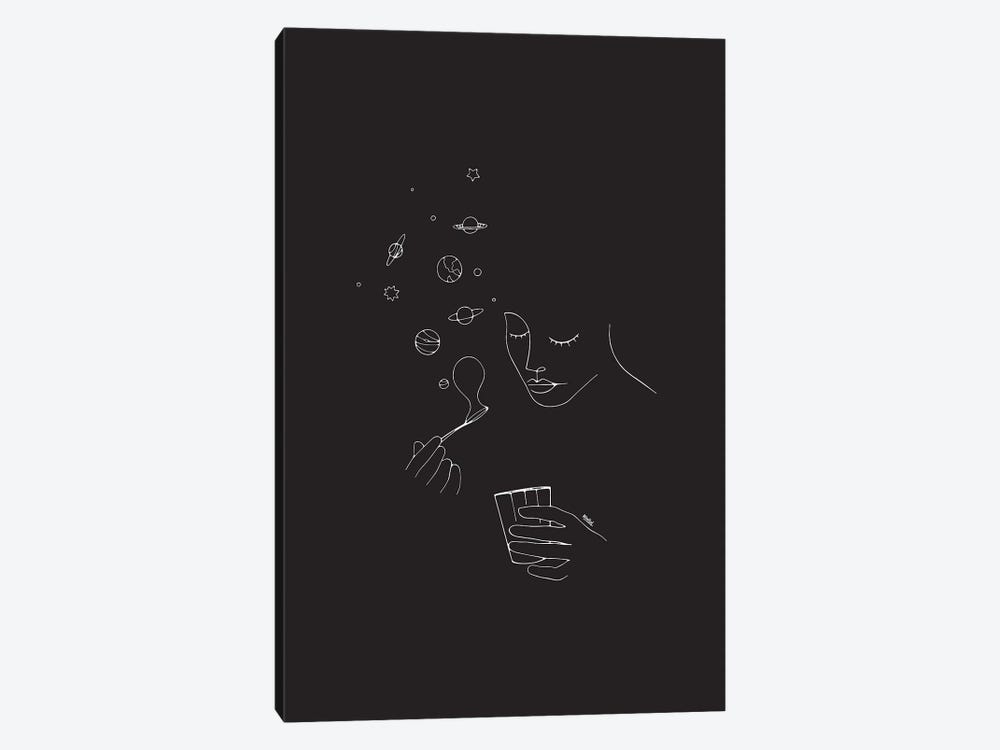 Playing With Bubbles by Ninhol 1-piece Canvas Art