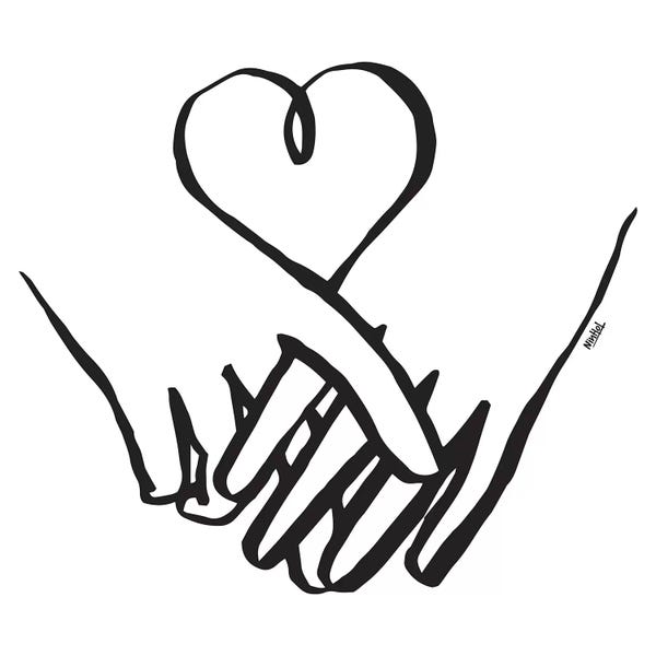 Large Black & White Art - Canvas Prints: S2 by Ninhol