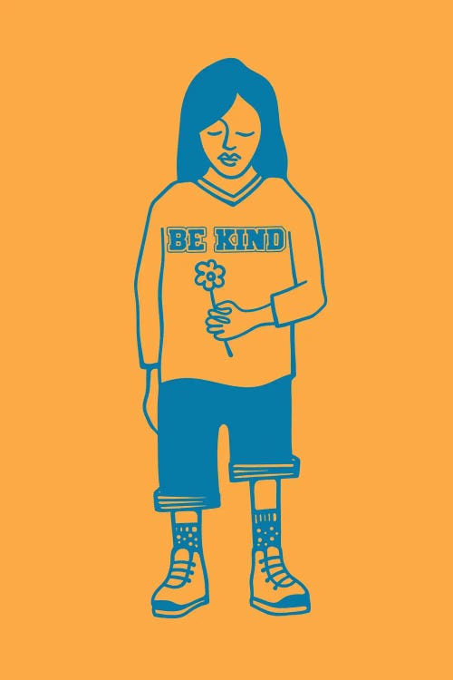 Be Kind by Ninhol wall art