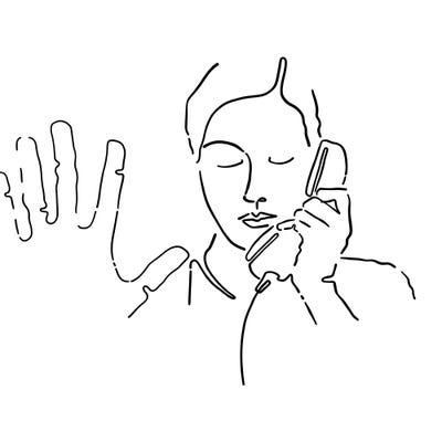 Calls by Ninhol multi panel art