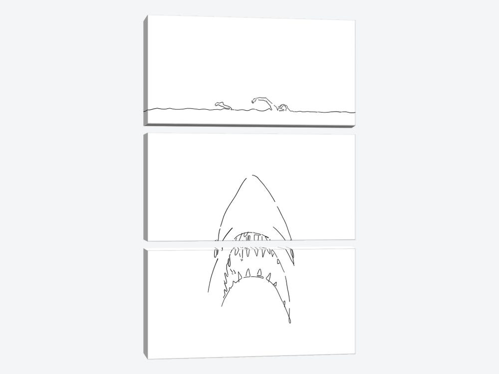 Jaws by Ninhol 3-piece Art Print