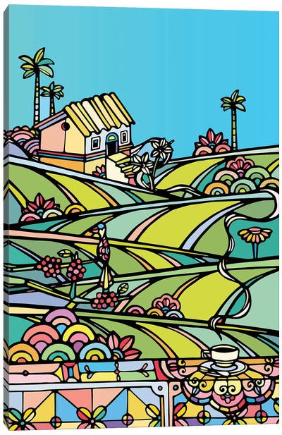 Coffee Farm Canvas Art Print - Ninhol