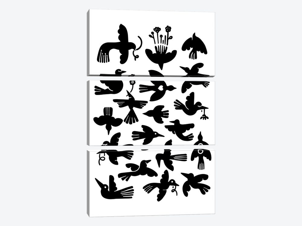 The Birds by Ninhol 3-piece Canvas Print