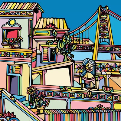 Floripa by Ninhol canvas print