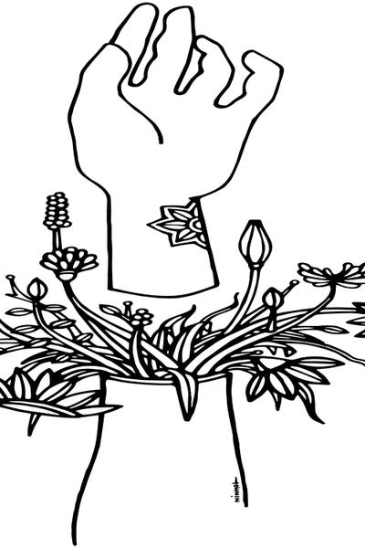 Body Positivity: Flowers Into Soul by Ninhol