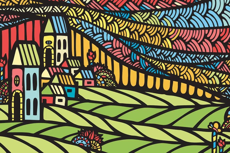 Houses by Ninhol wall art