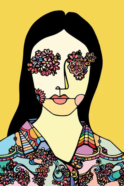 I See Flowers by Ninhol canvas print