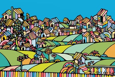 Landscape by Ninhol multi panel art