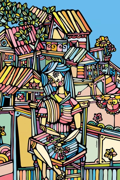 Look At Street by Ninhol canvas print