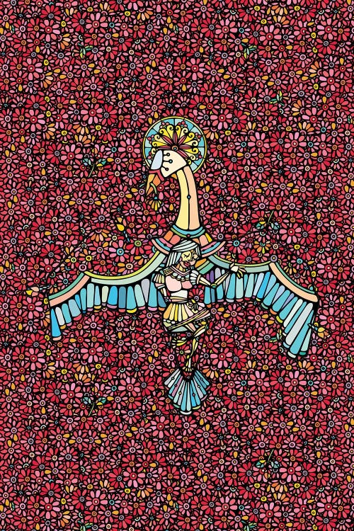 Swan Flowers by Ninhol wall art