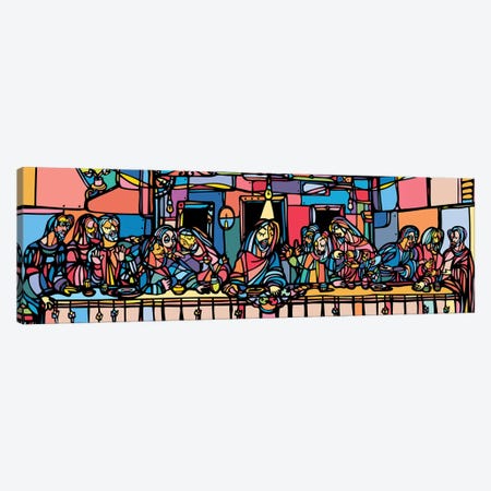 The Last Supper Canvas Print #NIN60} by Ninhol Canvas Art