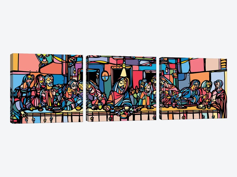 The Last Supper by Ninhol 3-piece Art Print