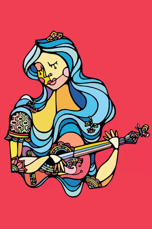 The Singer by Ninhol wall art
