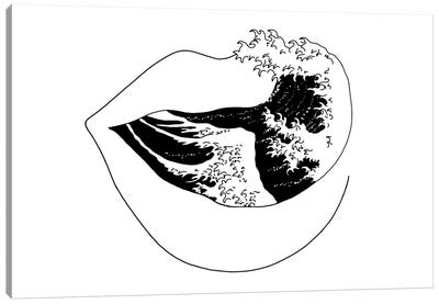 The Wave Canvas Art Print - Ninhol