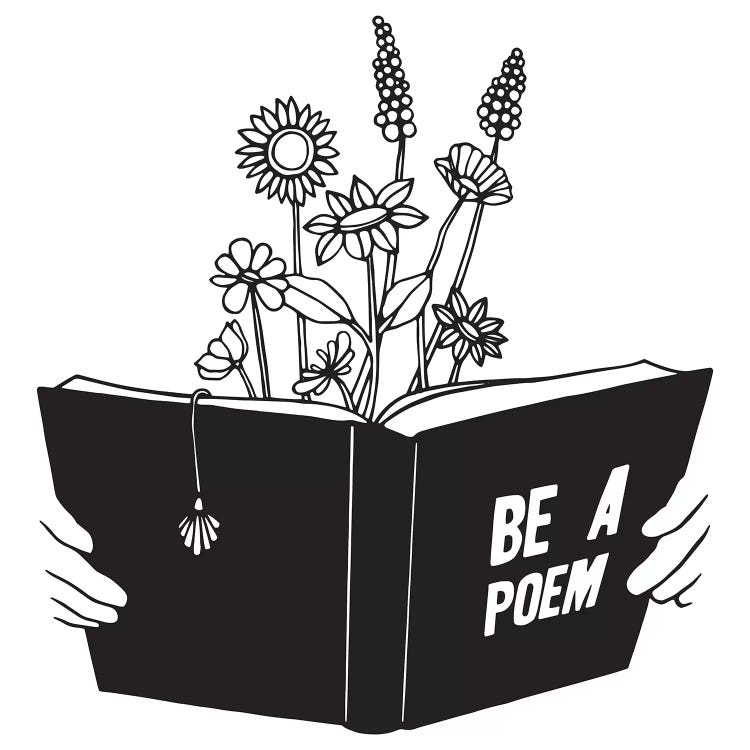 Be A Poem by Ninhol wall art