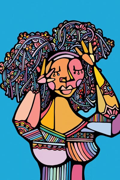 Minimalist Bohemian Decor: Black Hair by Ninhol