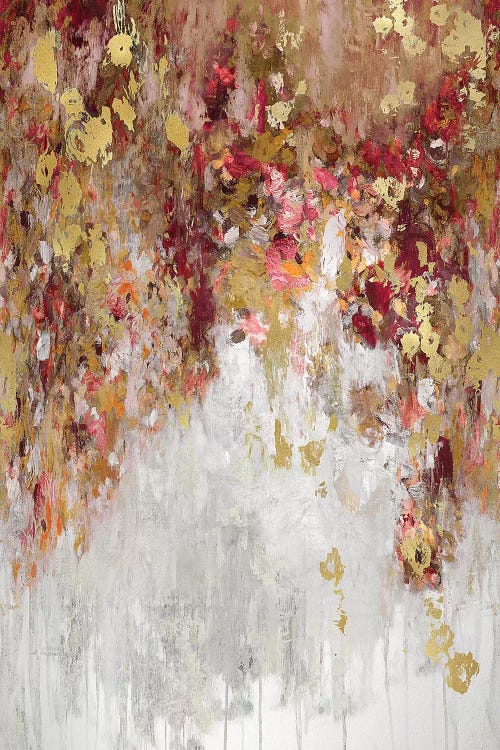 Cascade Red with Gold by Nikki Robbins wall art