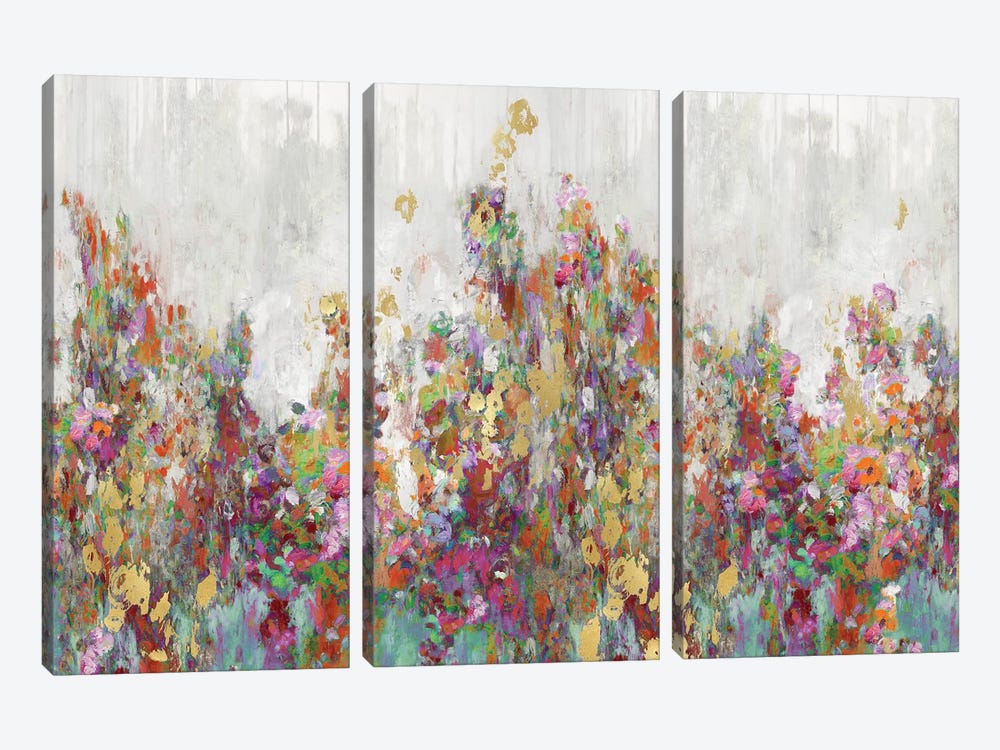 Blooming by Nikki Robbins 3-piece Canvas Art Print