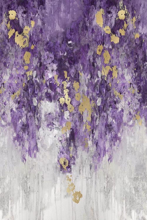 Cascading Purple by Nikki Robbins wall art