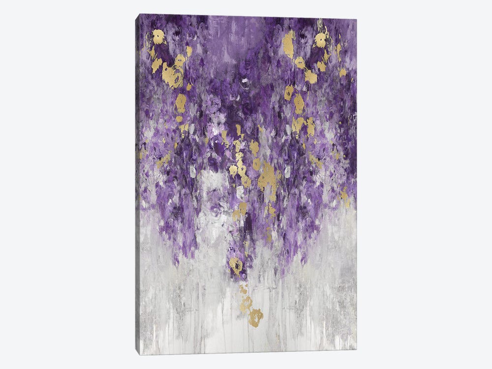 Cascading Purple by Nikki Robbins 1-piece Canvas Art