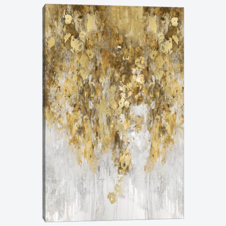 Cascade Amber and Gold Canvas Print #NIR2} by Nikki Robbins Canvas Artwork
