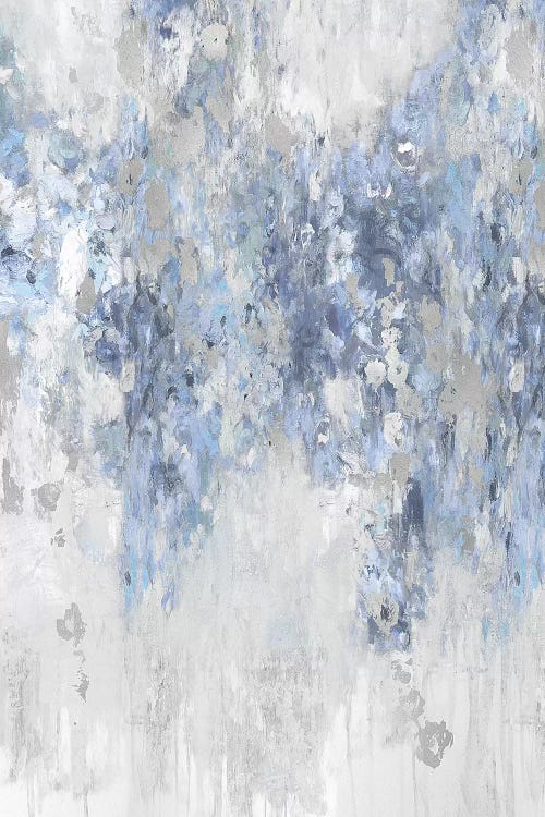 Cascade Blue with Silver by Nikki Robbins wall art