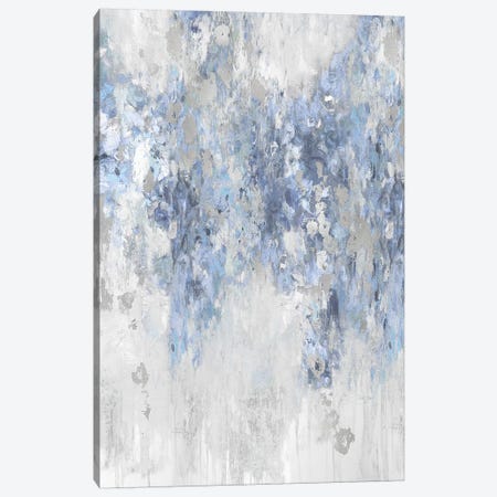 Cascade Blue with Silver Canvas Print #NIR5} by Nikki Robbins Canvas Print