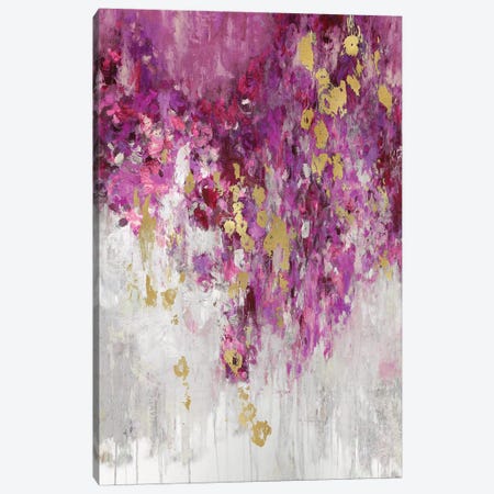 Cascade Magenta Canvas Print #NIR9} by Nikki Robbins Canvas Wall Art