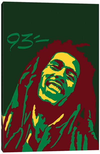 Bob Marley Canvas Art Print - 9THREE