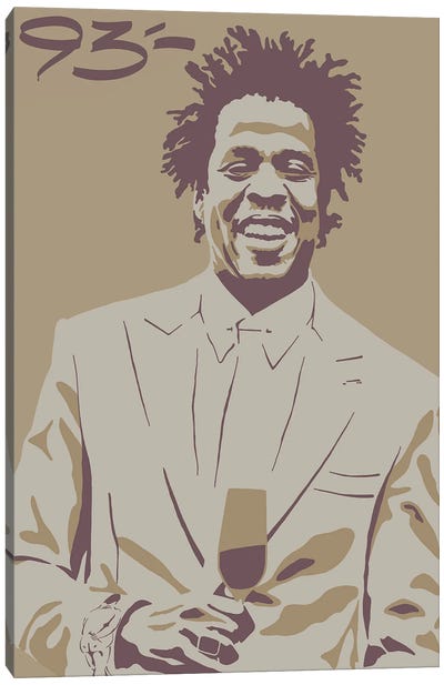 Jay Z Canvas Art Print - 9THREE