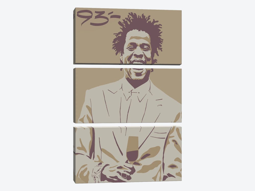 Jay Z by 9THREE 3-piece Canvas Print