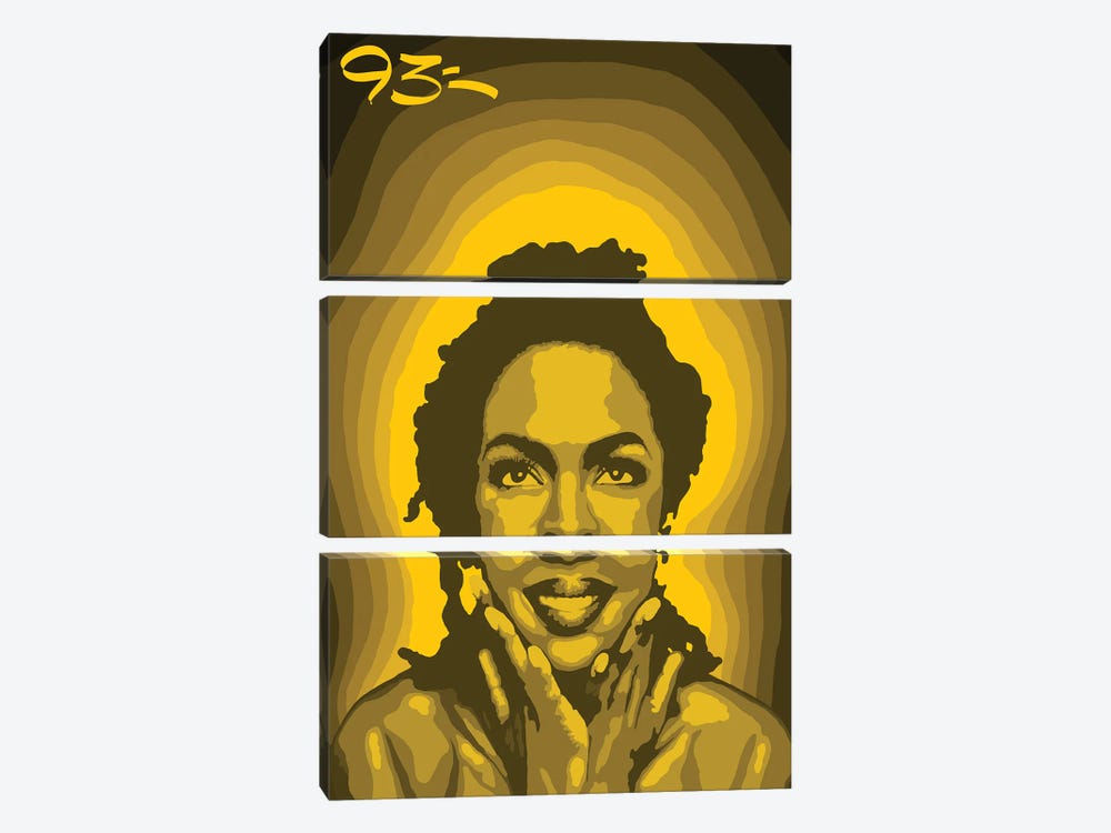Lauryn Hill by 9THREE 3-piece Canvas Print