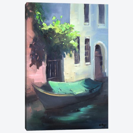 Early Morning Venice Canvas Print #NIY12} by Nithya Swaminathan Canvas Wall Art