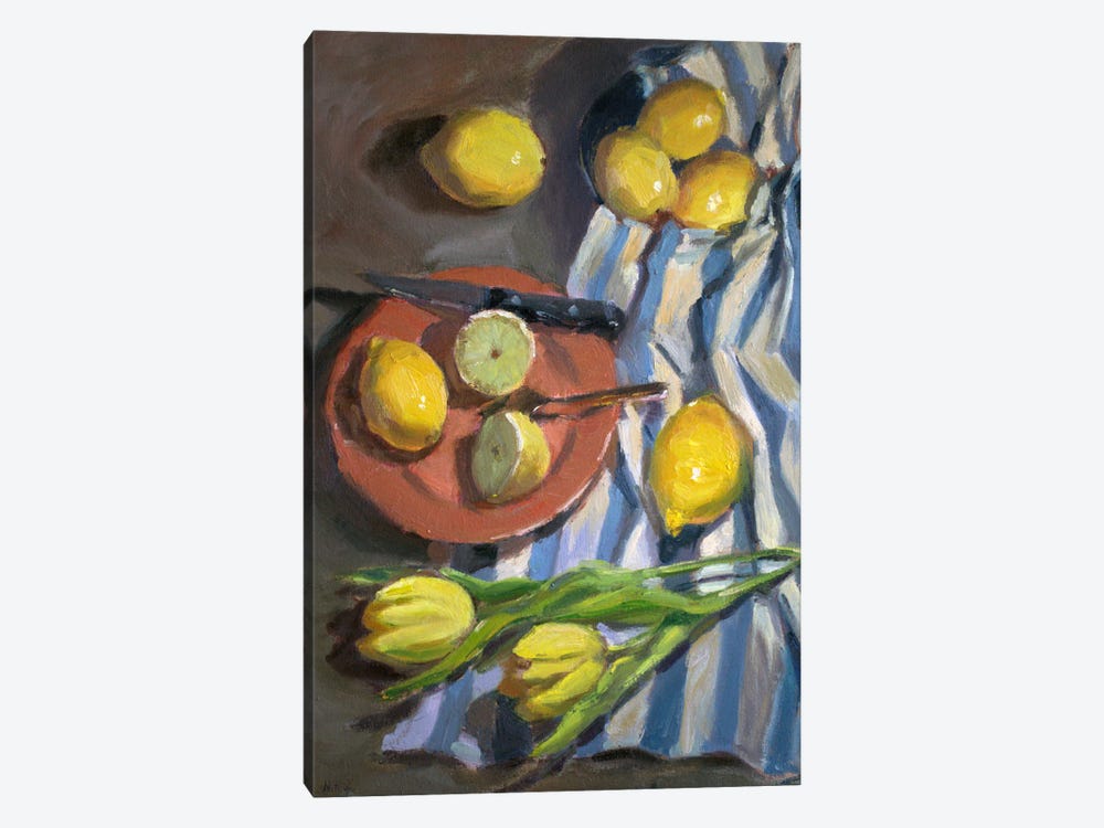 Lots Of Lemons by Nithya Swaminathan 1-piece Art Print
