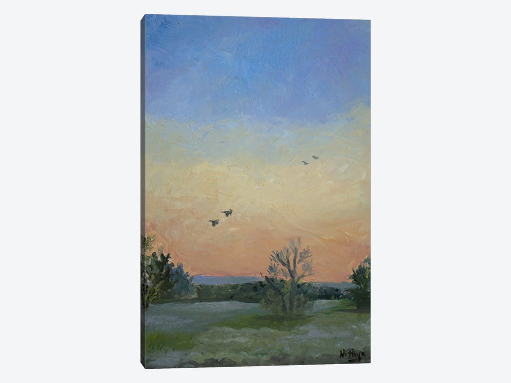 Morning Quiet by Nithya Swaminathan 1-piece Canvas Wall Art