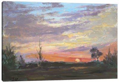 Morning Skies Canvas Art Print - Nithya Swaminathan