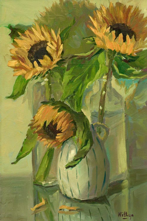 Three Sunflowers