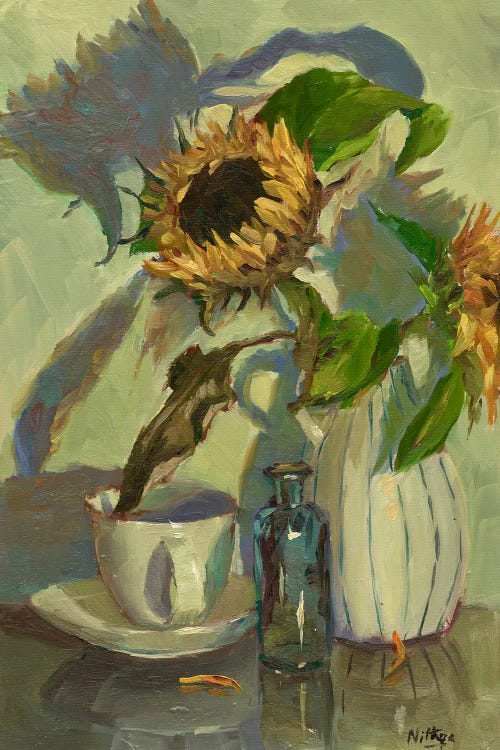 Shadows Of A Sunflower