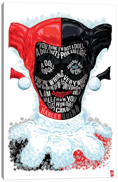 Harley Quinn Canvas Art Print - Nate Jones Design