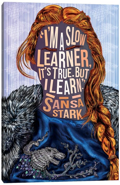 Sansa Canvas Art Print - Nate Jones Design