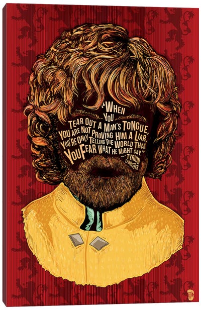 Tyrion Canvas Art Print - Nate Jones Design