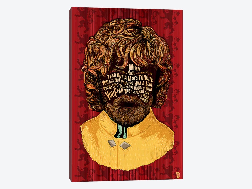 Tyrion by Nate Jones Design 1-piece Canvas Art Print