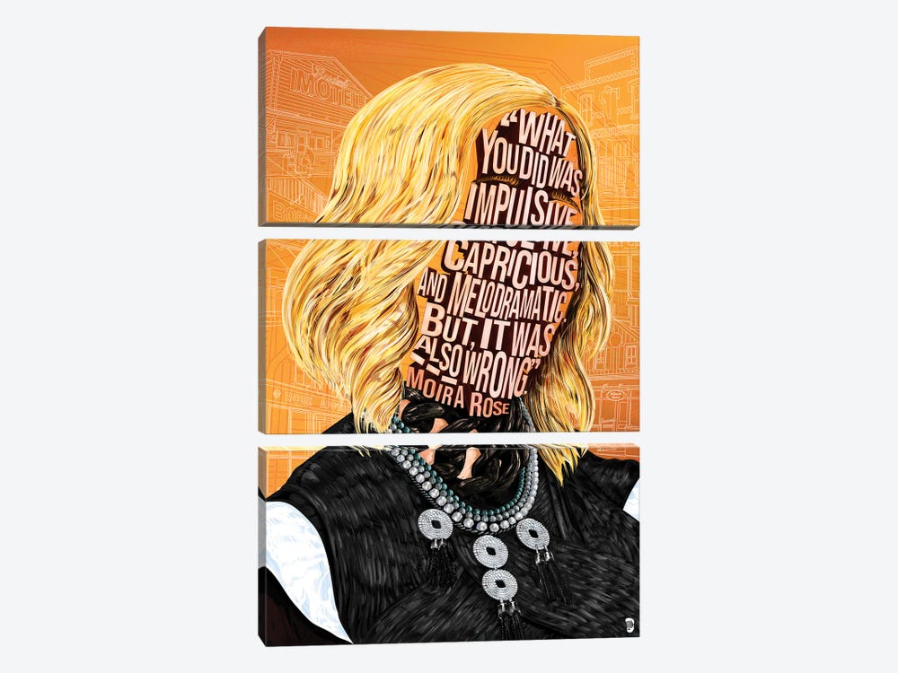 What You Did Was Impulsive by Nate Jones Design 3-piece Canvas Artwork