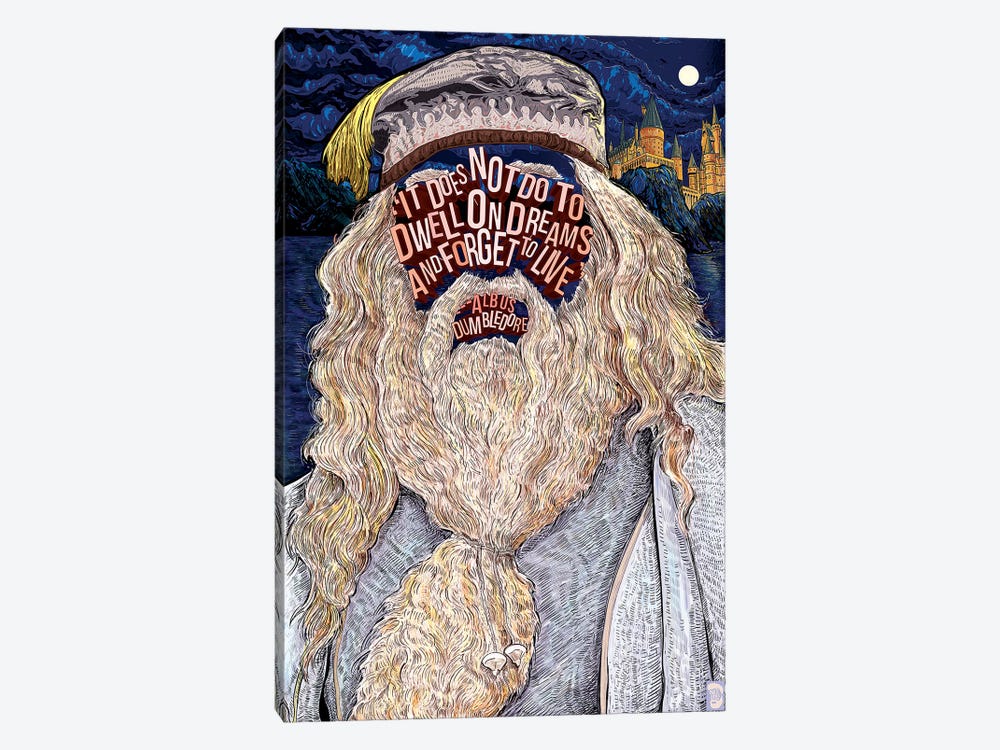 Dumbledore by Nate Jones Design 1-piece Art Print